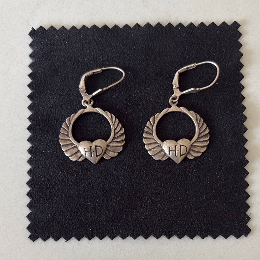 Harley-Davidson Silver Earrings Collection